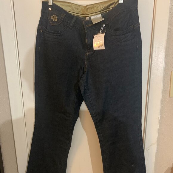 Vintage Beyonce Dereon, dark blue denim, size 11/12 - Picture 1 of 3